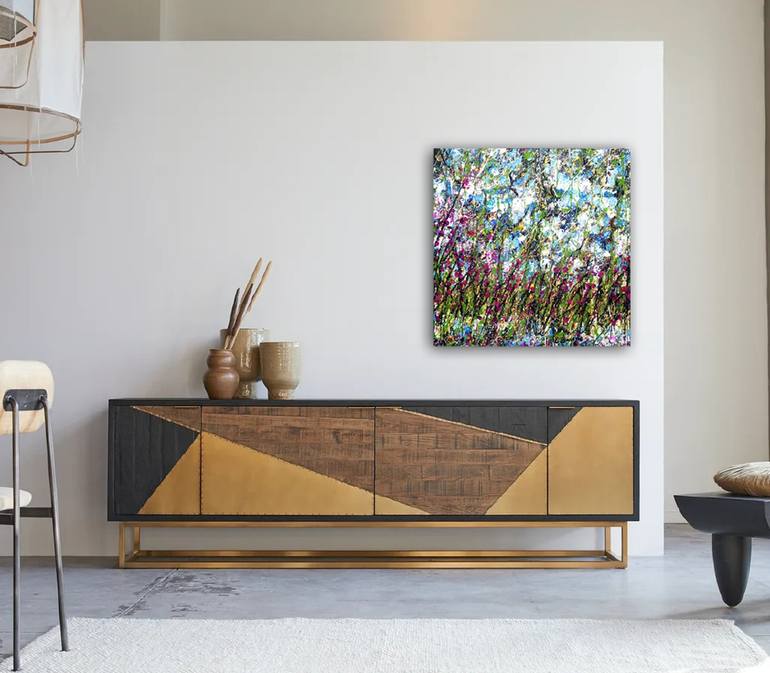 Original Abstract Expressionism Abstract Painting by Elena Barón