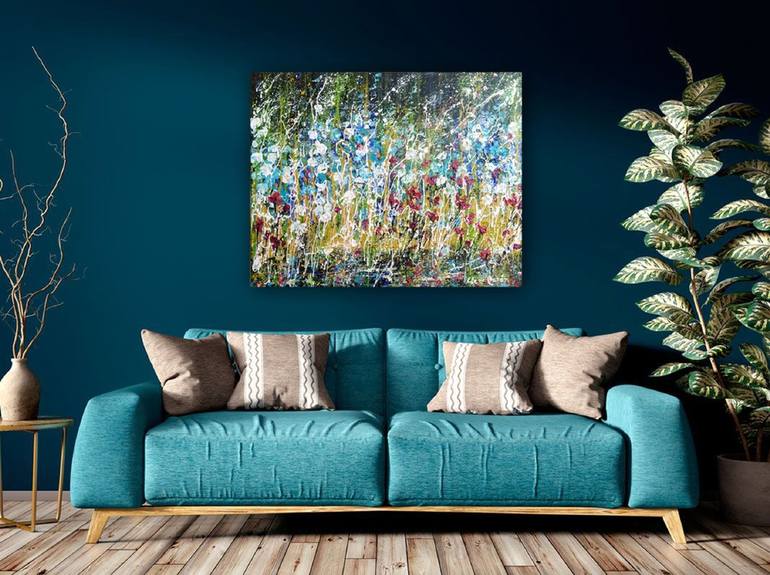 Original Abstract Landscape Painting by Elena Barón