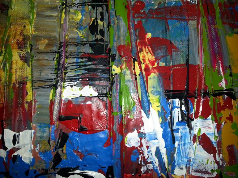 Original Abstract Expressionism Abstract Painting by Elena Barón