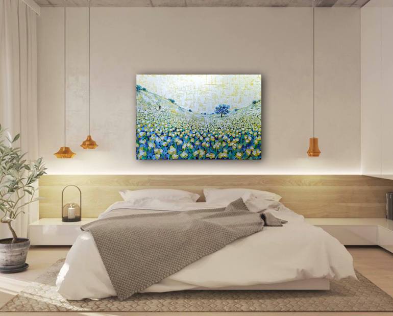 Original Conceptual Landscape Painting by Elena Barón