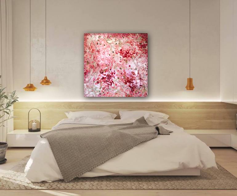 Original Abstract Nature Mixed Media by Elena Barón