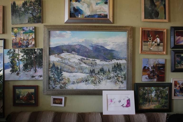 Original Realism Landscape Painting by Viktor Zhmak