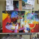 STILL LIFE  (diptych) by Viktor Zhmak