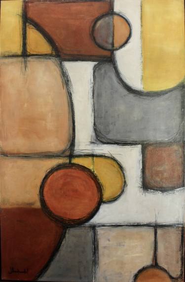 Original Algorithmic Abstract Paintings by Joan Breckwedel