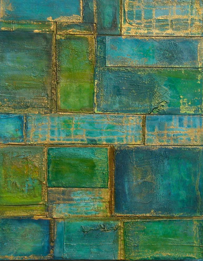 Original Fine Art Abstract Paintings by Joan Breckwedel