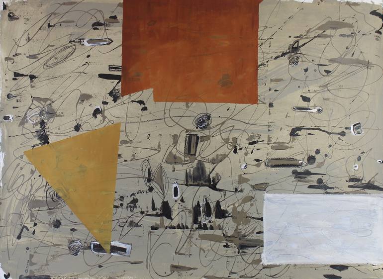 Original Abstract Expressionism Abstract Paintings by Joan Breckwedel