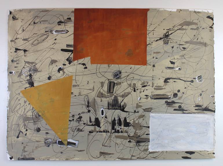 Original Abstract Expressionism Abstract Painting by Joan Breckwedel