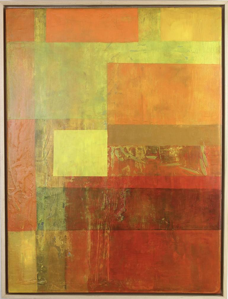 Original Fine Art Abstract Paintings by Joan Breckwedel