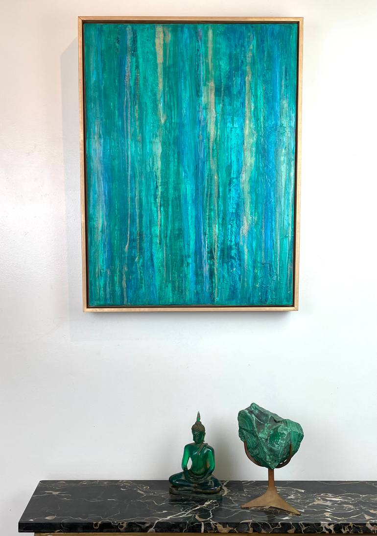 Original Abstract Expressionism Abstract Painting by Joan Breckwedel