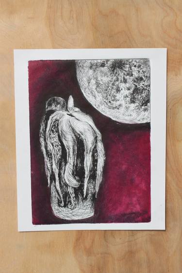 Print of Conceptual Outer Space Printmaking by Estela Caguama