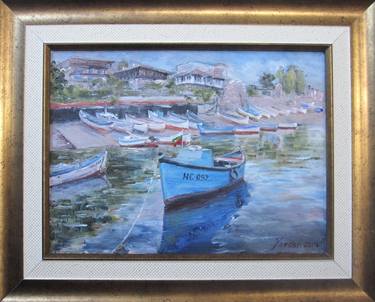 Print of Boat Paintings by Yordan Enchev