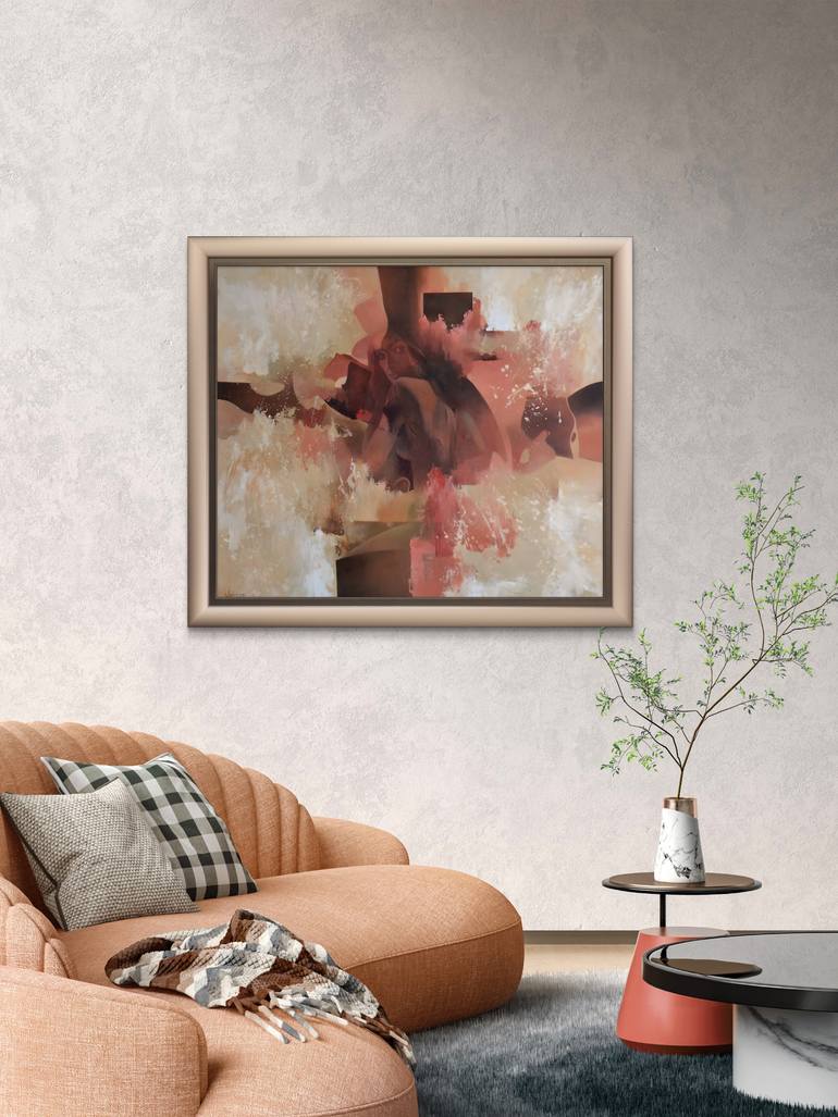 Original Abstract Women Painting by Vlad Tasoff