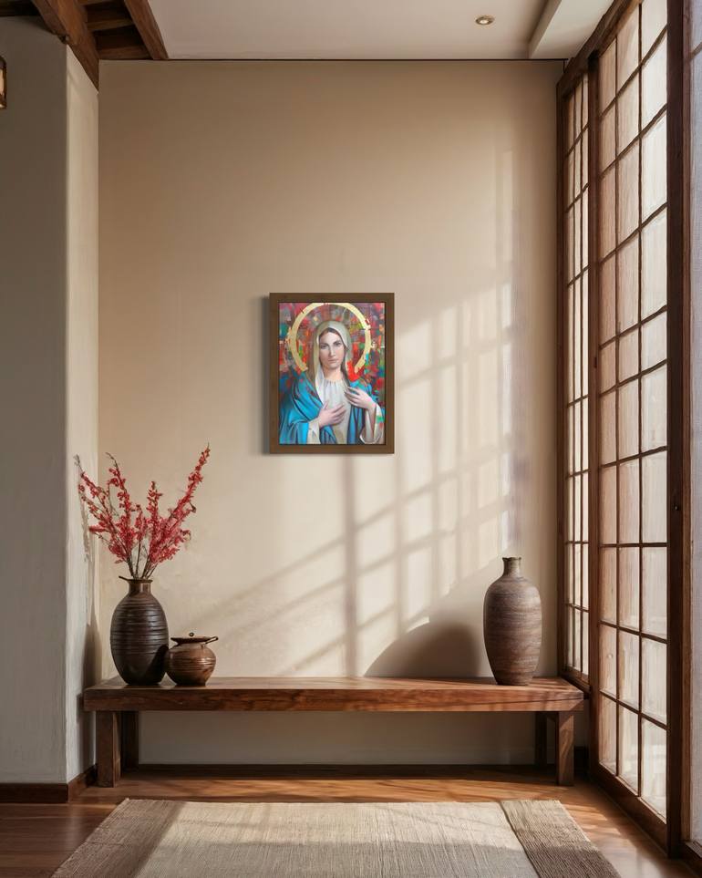 Original Realism Religion Painting by Vlad Tasoff