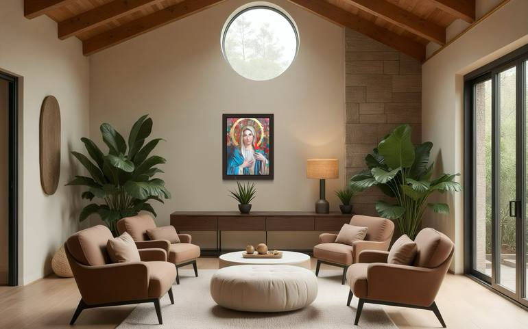Original Realism Religion Painting by Vlad Tasoff