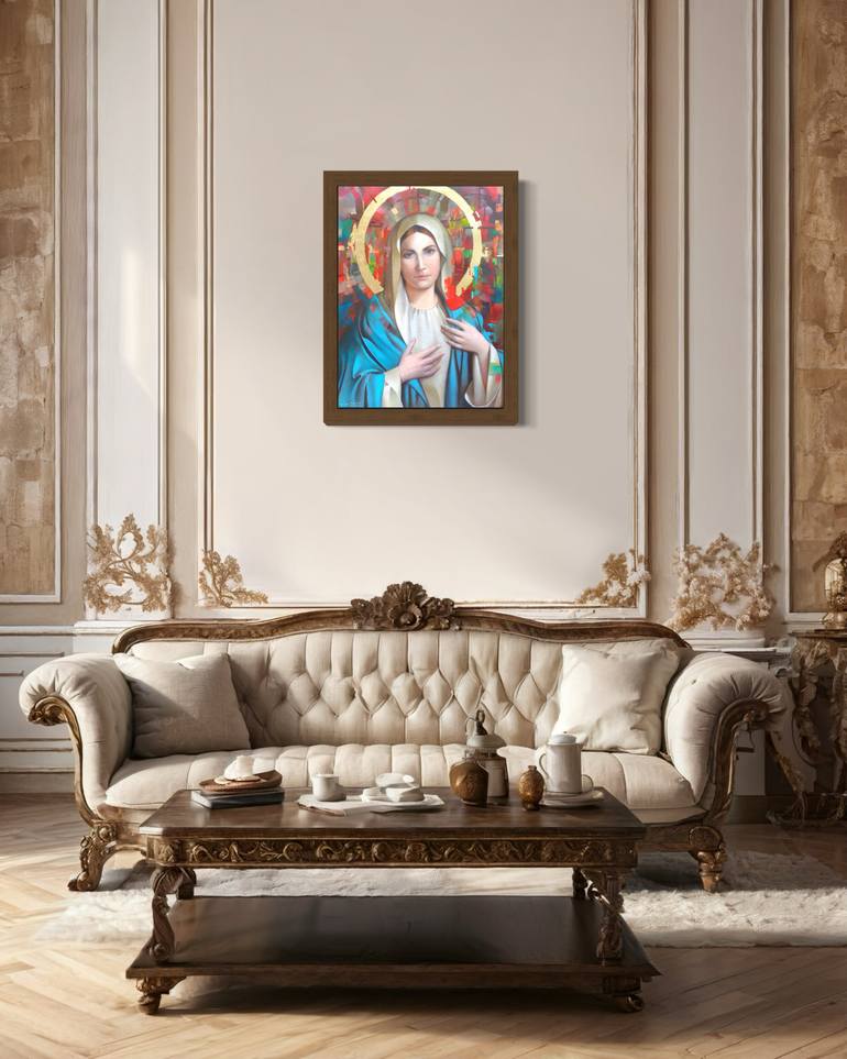 Original Realism Religion Painting by Vlad Tasoff