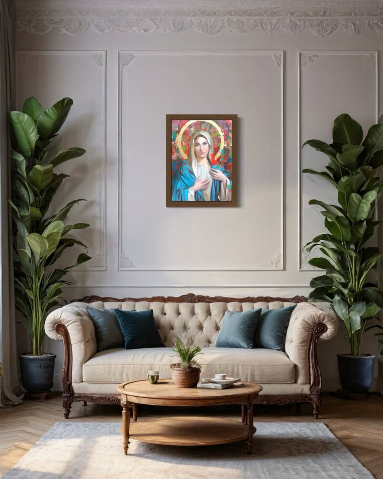 Original Realism Religion Painting by Vlad Tasoff