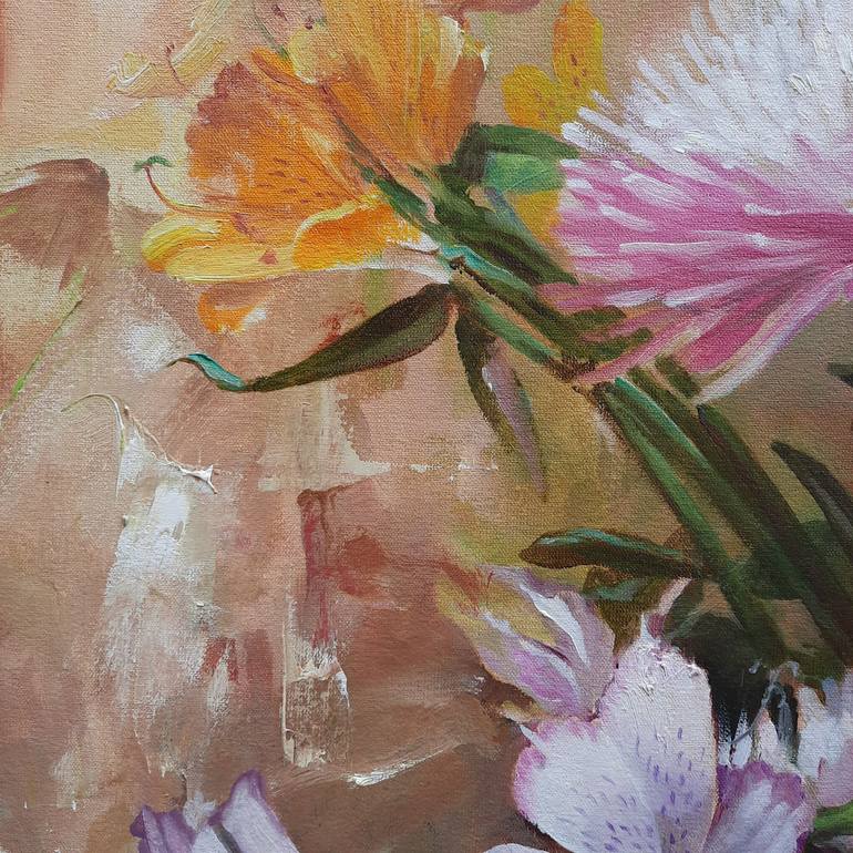 Original Fine Art Floral Painting by Vlad Tasoff