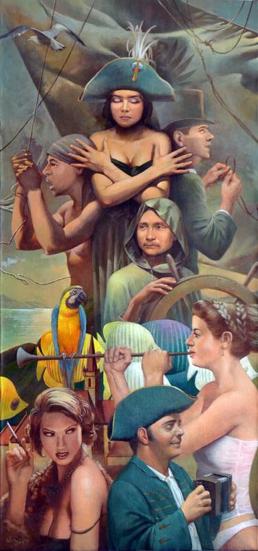 Print of Figurative Political Paintings by Vlad Tasoff