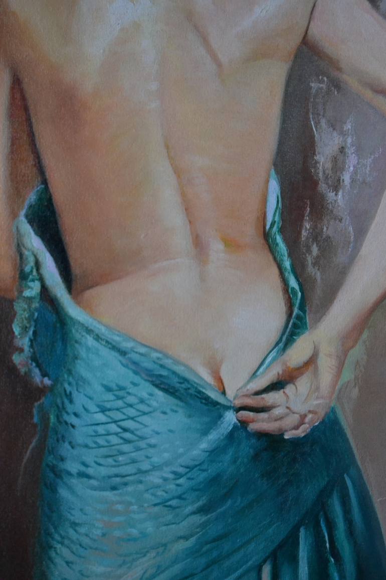 Original Realism Erotic Painting by Vlad Tasoff