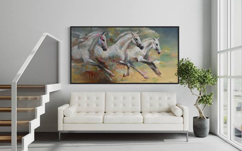 Original Horse Painting by Vlad Tasoff