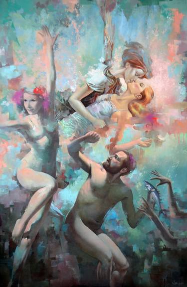 Original Figurative People Paintings by Vlad Tasoff