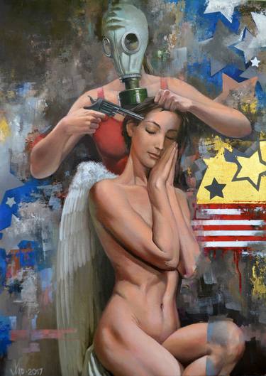 Original Figurative People Paintings by Vlad Tasoff