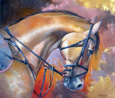 Original Figurative Horse Paintings by Vlad Tasoff