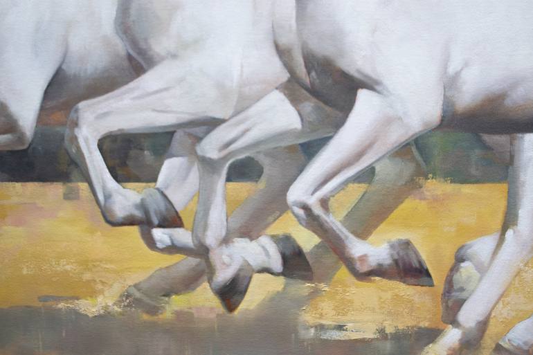 Original Figurative Horse Painting by Vlad Tasoff