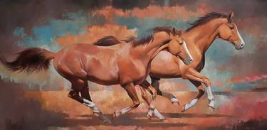 Print of Figurative Horse Paintings by Vlad Tasoff
