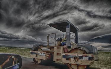 Storm Clouds & Road Work Rte 17 Southern CO - Limited Edition of 10 thumb