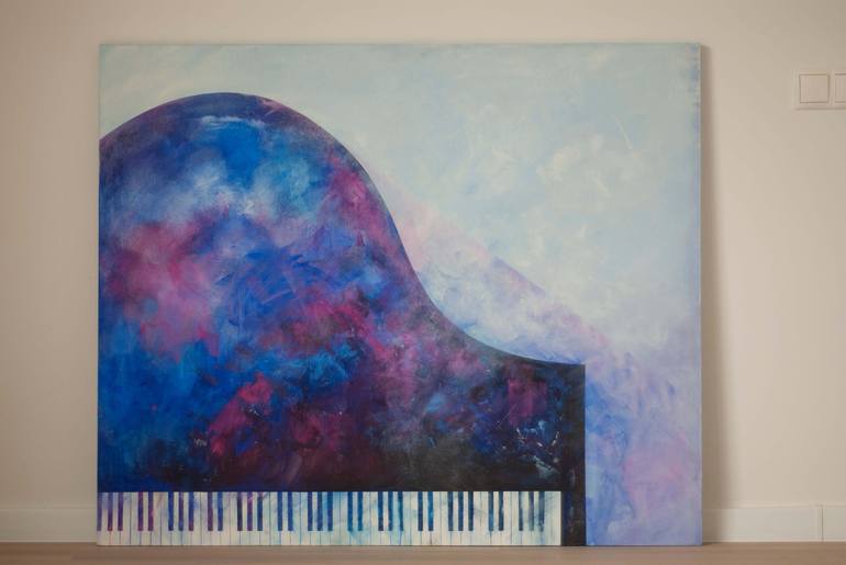 Original Fine Art Music Painting by Oksana Boguslavska