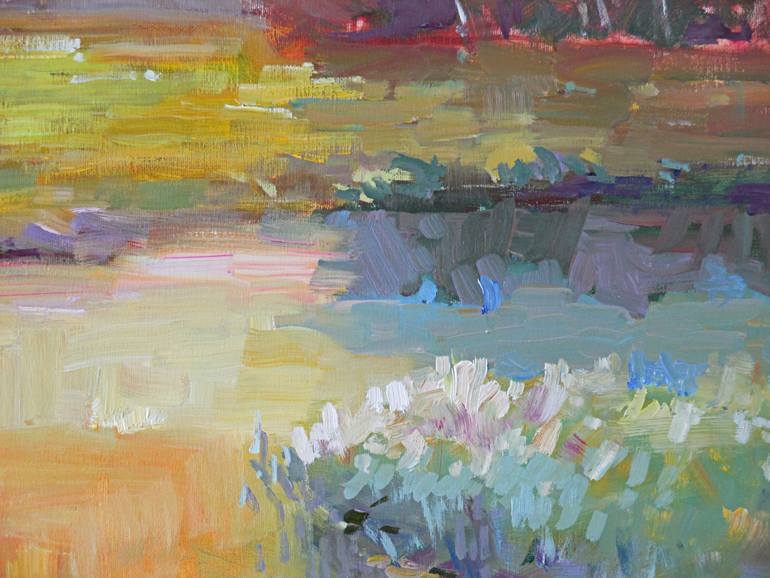 Original Contemporary Landscape Painting by Liudvikas Daugirdas