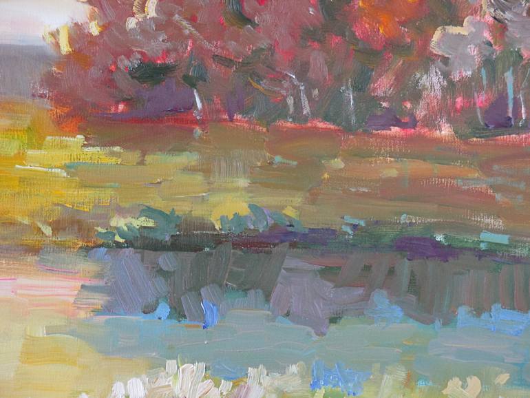 Original Contemporary Landscape Painting by Liudvikas Daugirdas