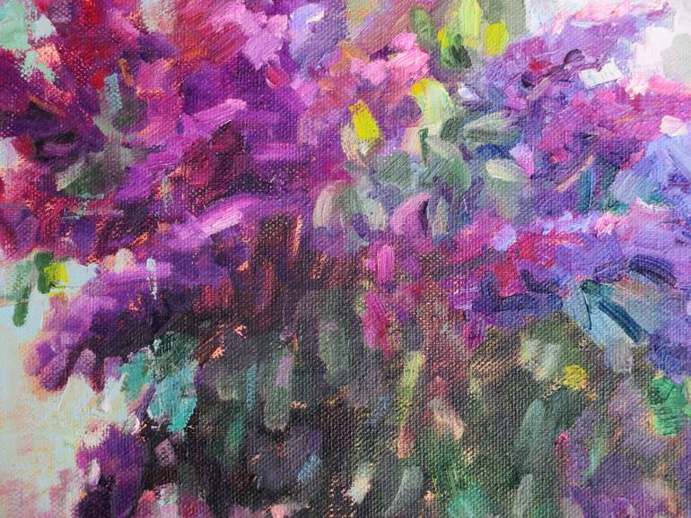 Original Impressionism Still Life Painting by Liudvikas Daugirdas