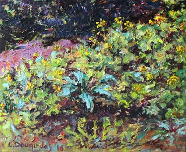 Print of Impressionism Floral Paintings by Liudvikas Daugirdas