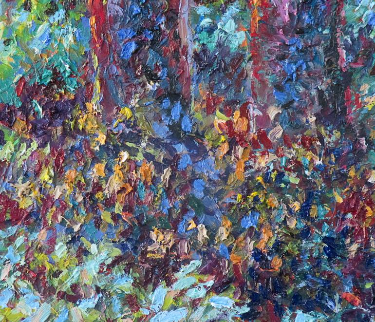 Original Impressionism Landscape Painting by Liudvikas Daugirdas