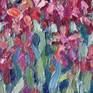 Irises, original oil painting on cardboard. More about my artworks http://www.artoilpainting.eu/index.php?album=Nature-Oil-Paintings/