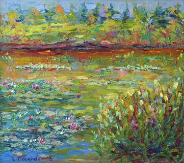 Original Impressionism Landscape Paintings by Liudvikas Daugirdas