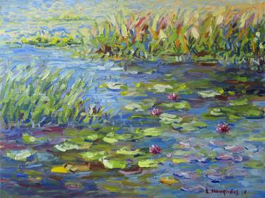 Original Impressionism Landscape Paintings by Liudvikas Daugirdas