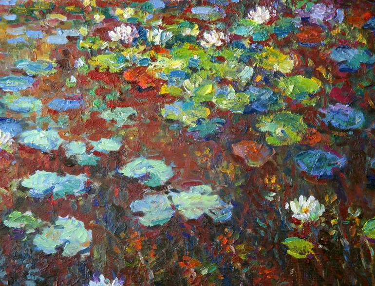 Original Impressionism Landscape Painting by Liudvikas Daugirdas