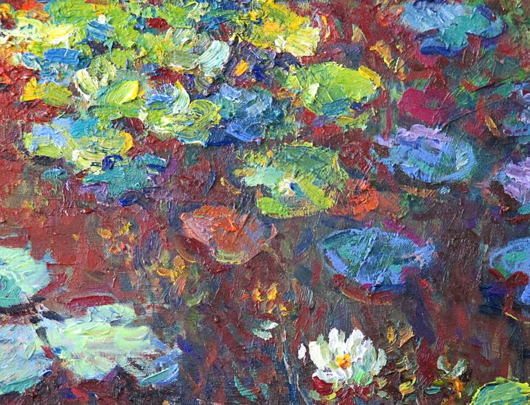 Original Impressionism Landscape Painting by Liudvikas Daugirdas