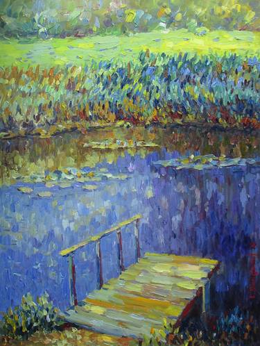 Original Impressionism Landscape Paintings by Liudvikas Daugirdas