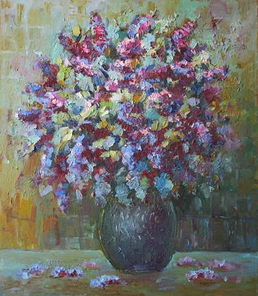 Print of Impressionism Still Life Paintings by Liudvikas Daugirdas