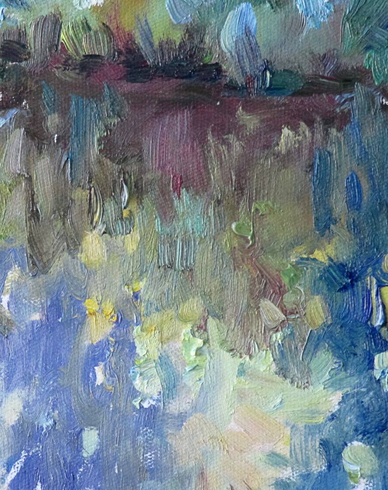 Original Impressionism Landscape Painting by Liudvikas Daugirdas