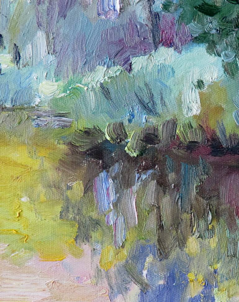 Original Impressionism Landscape Painting by Liudvikas Daugirdas