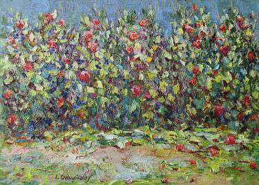 Print of Floral Paintings by Liudvikas Daugirdas