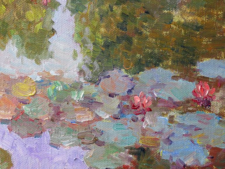 Original Impressionism Landscape Painting by Liudvikas Daugirdas