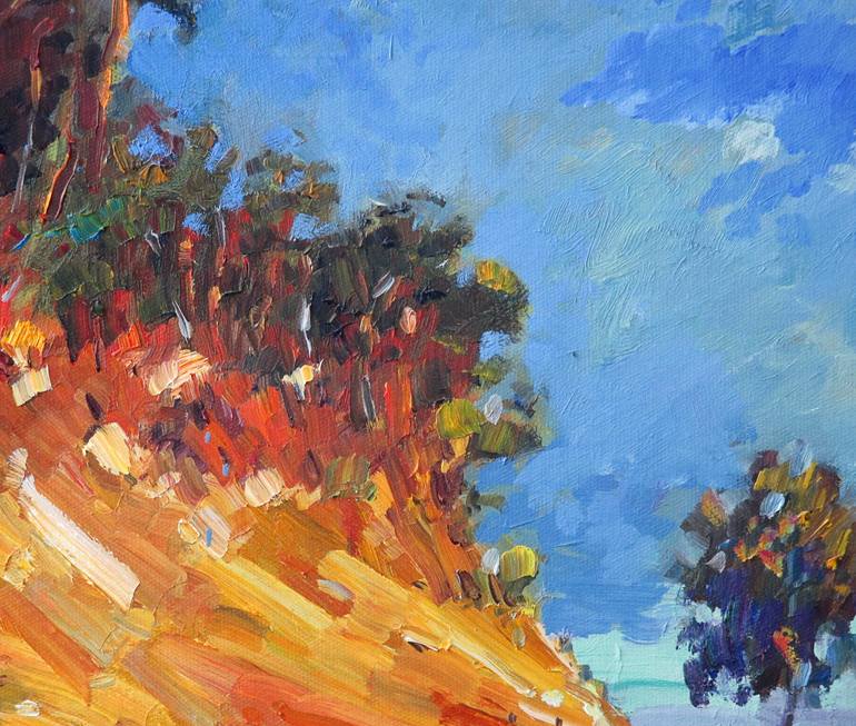 Original Impressionism Seascape Painting by Liudvikas Daugirdas