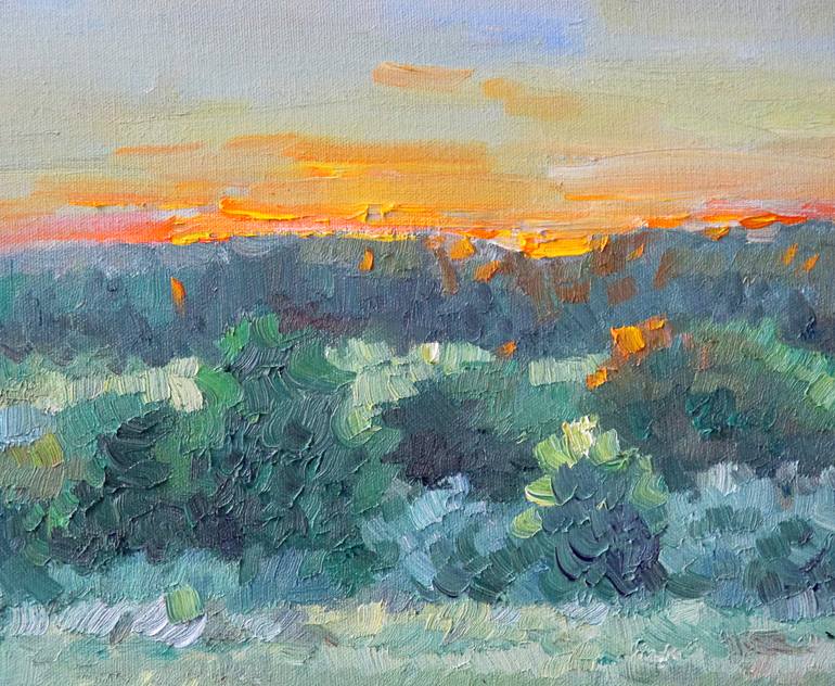 Original Impressionism Landscape Painting by Liudvikas Daugirdas