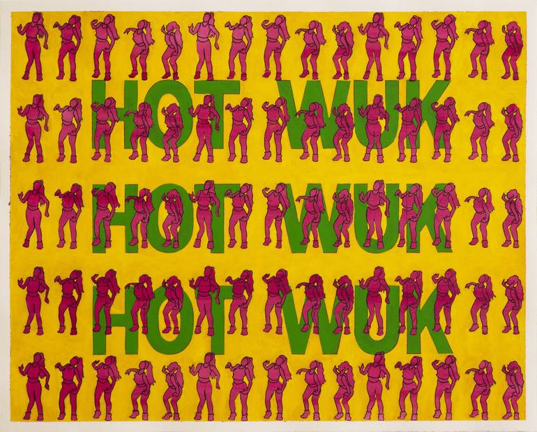 Original Figurative Popular culture Paintings by Robin Clare